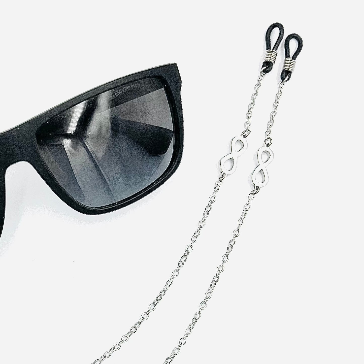 Glasses Chain - Silver or Gold Infinity with Personalisation option