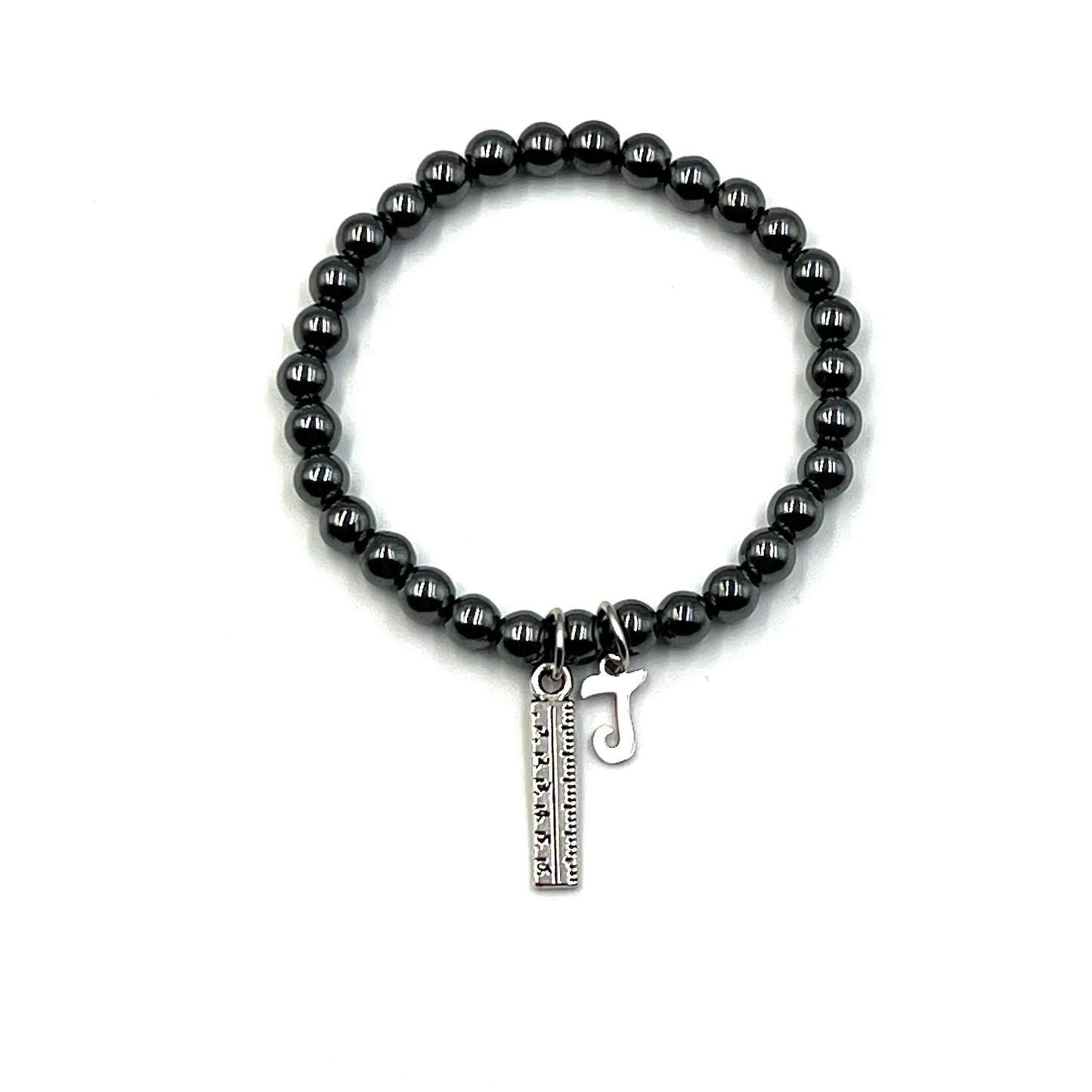 Teacher/Coach Appreciation Beaded Bracelet - Choose Bead Colour, Charm & Personalisation
