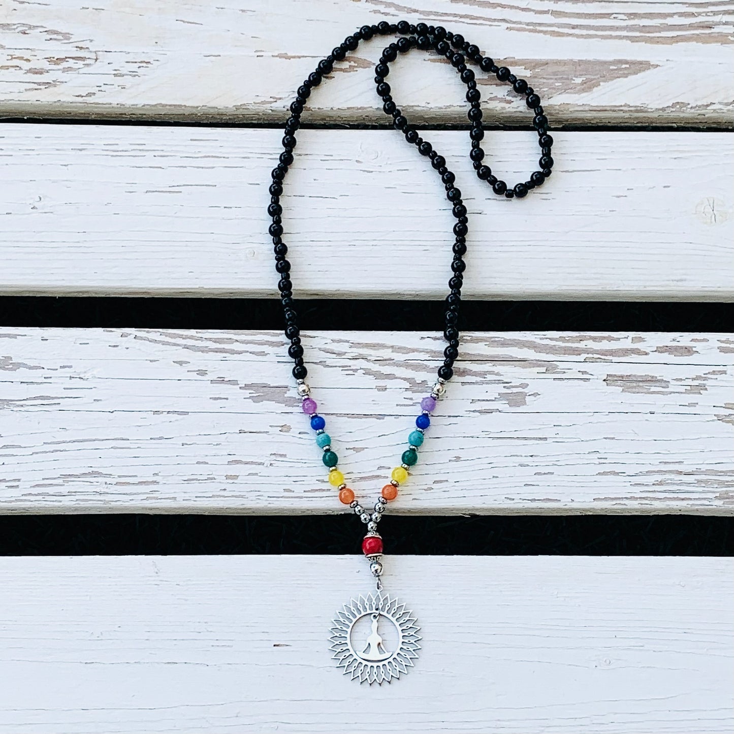 Chakra Beaded Necklace