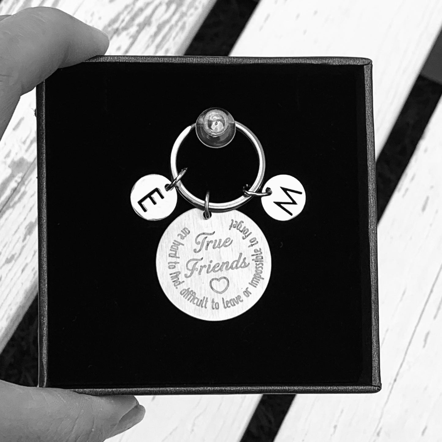 True Friends Keyring