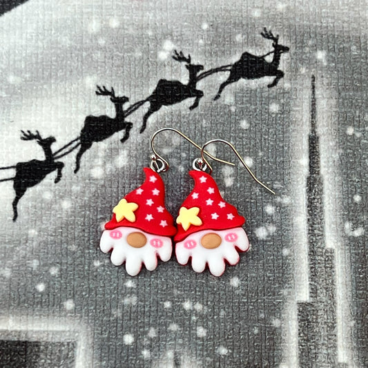 Cute Christmas Santa Earrings