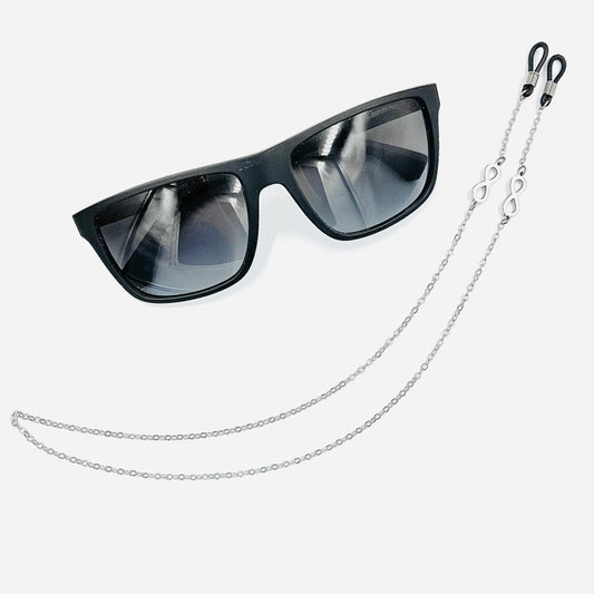Glasses Chain - Silver or Gold Infinity with Personalisation option