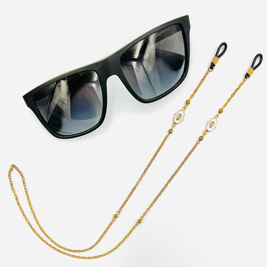 Glasses Chain - Gold with Hand of Fatima