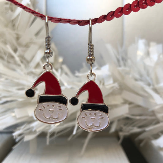 Christmas Cat Earrings