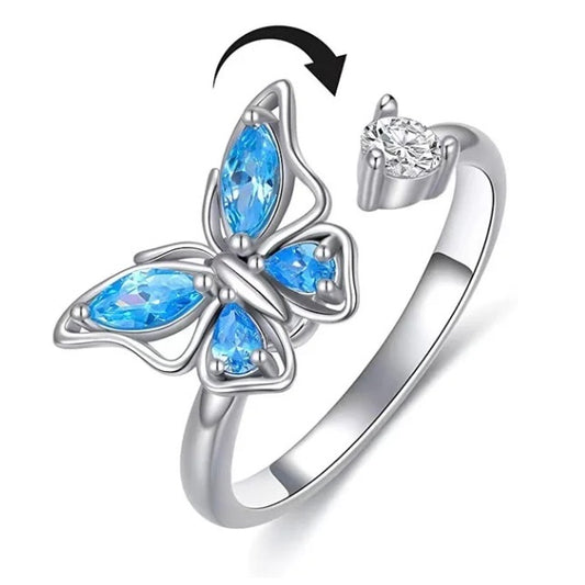 Butterfly Fidget Spinner Ring