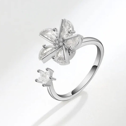 Flower Fidget Spinner Ring