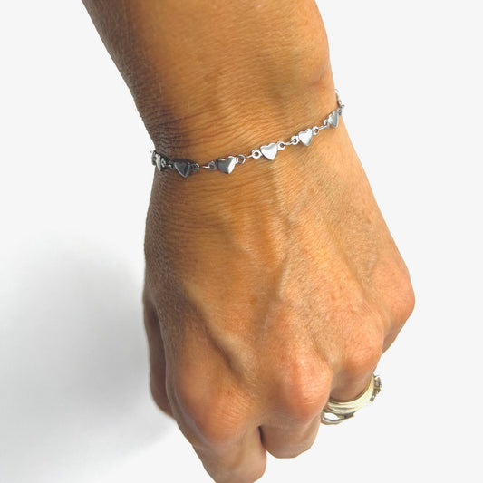 Heart Chain Bracelet