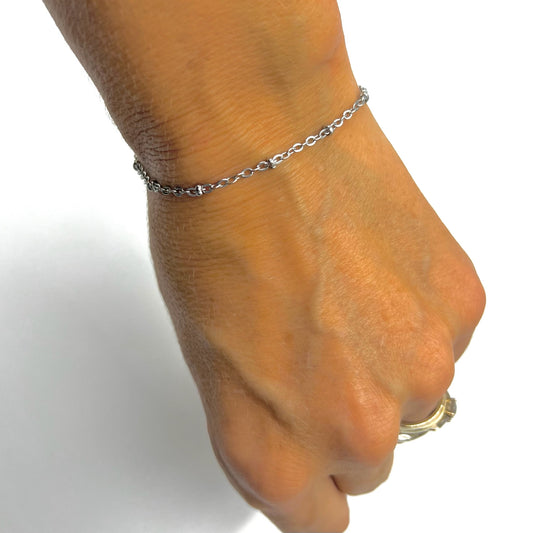 Chain Bead Bracelet - Customise to Charm Bracelet