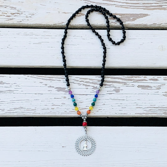 Chakra Beaded Necklace