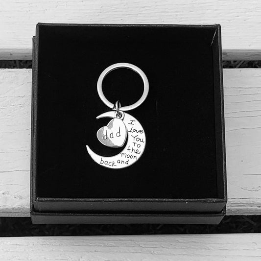 Dad "I Love You to the moon" Keyring
